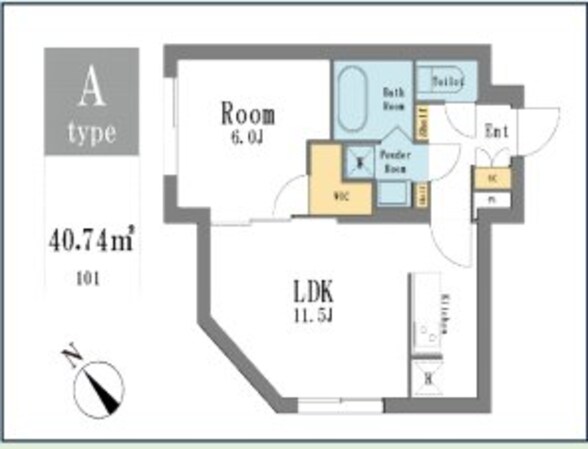 LEGALAND荻窪ANNEXの物件間取画像